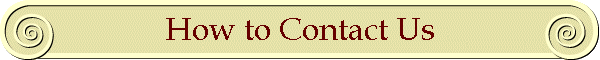 How to Contact Us