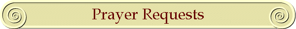 Prayer Requests
